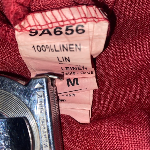 Piazza Del Tempio Linen Sleeveless Shift Dress Sz S Small - Picture 6 of 8